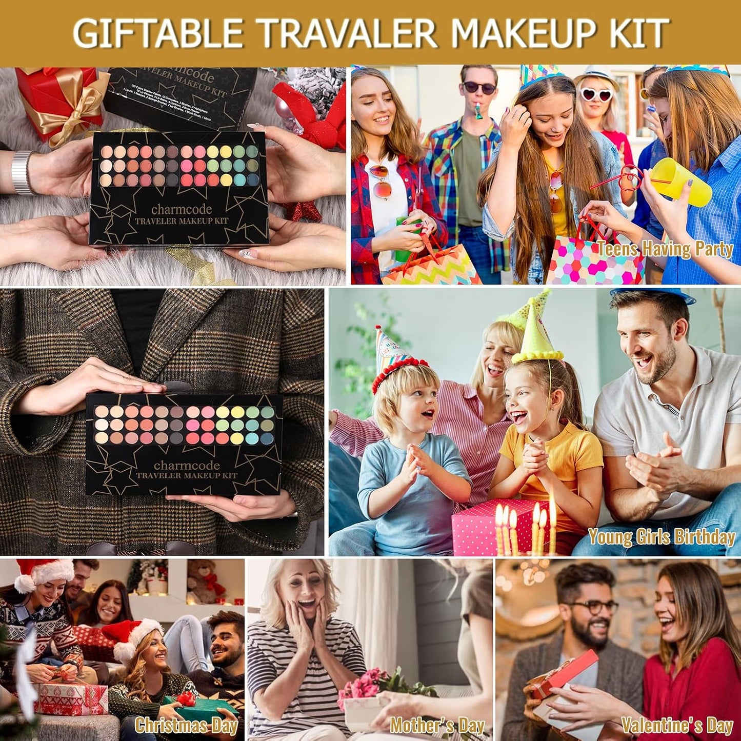 BeautyUnseen 186 Color All in One Makeup Kit, Complete Beauty Makeup Set
